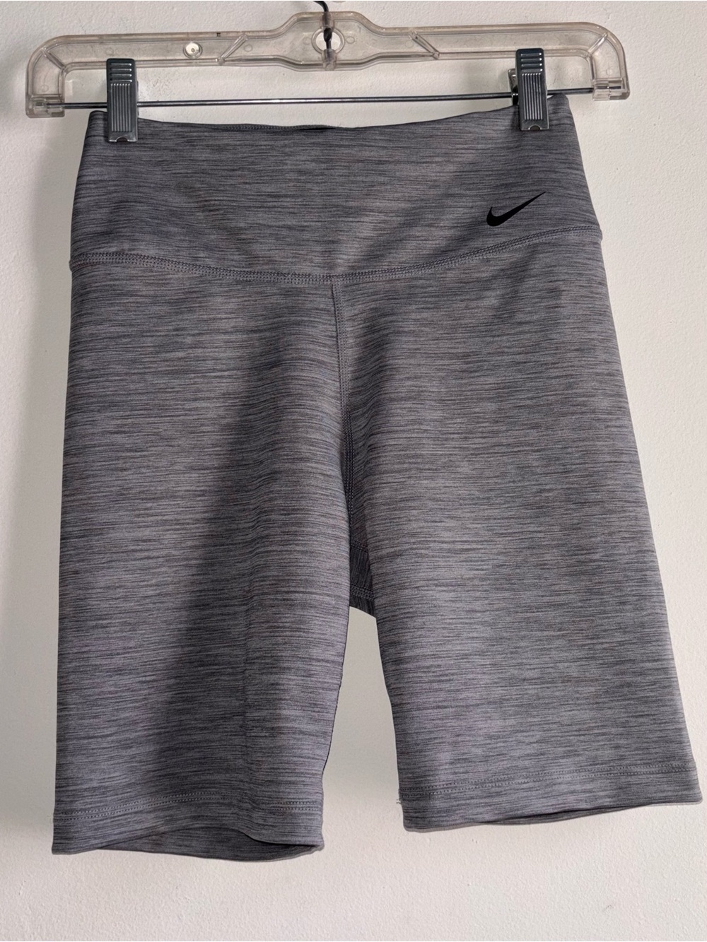 Nike Women's Gray Heather Athletic Bike Shorts